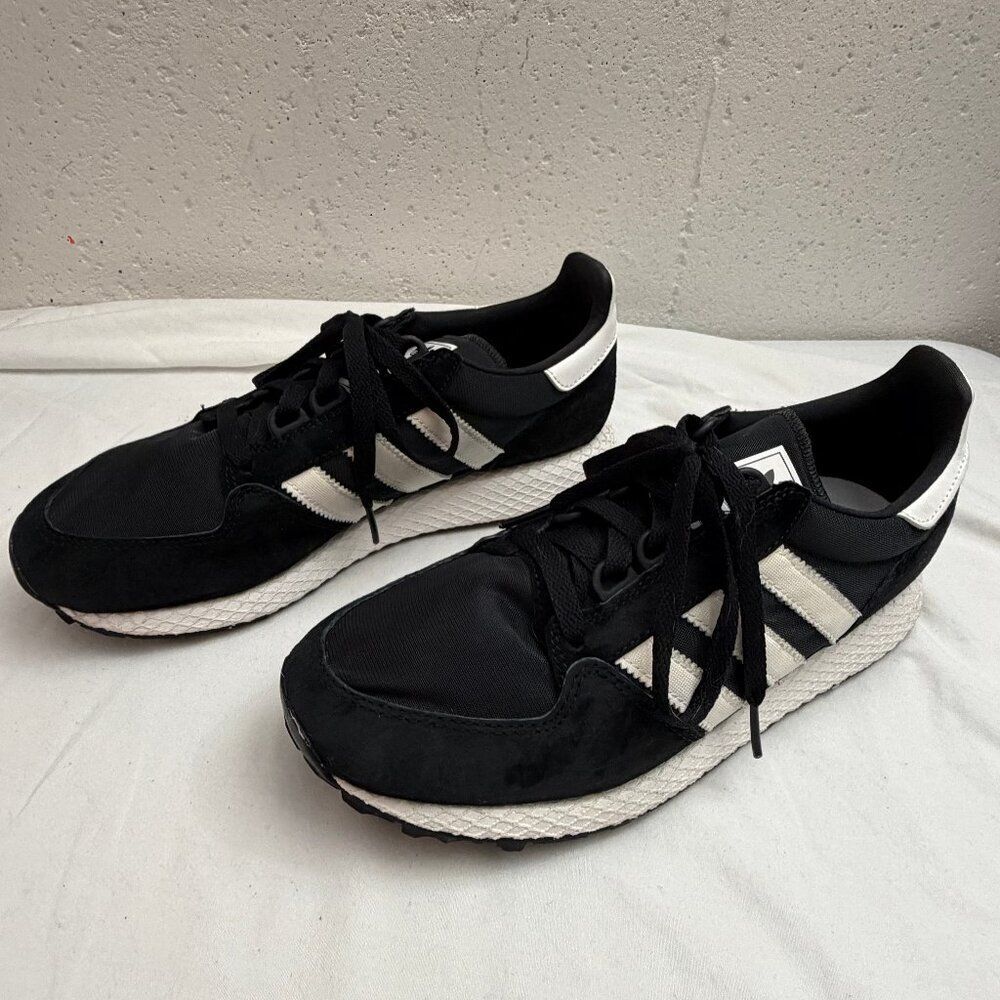 adidas Forest Grove 'Core Black' Sneakers Mens 7.5 (I am a Womens 9)